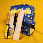 Loungefly Despicable Me Minions All-Over Print Nylon Square Mini Backpack