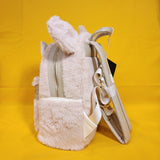 Minnie Mouse Faux Fur Bow Ears Mini Backpack