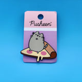 Pusheen the Cat Pizza Pepperoni Slice Chezzy Enamel Pin NEW