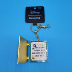 Peter Pan You Can Fly Story Book Hinged Keychain Charm