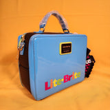 Loungefly Lite-Brite Lenticular Glow Crossbody Handbag with Coin Bag
