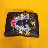 Alice In Wonderland Cameo Cheshire Cat Wildflower Zip