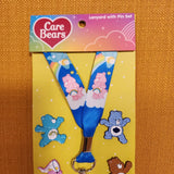 Care Bears Lanyard ID Holder and Enamel Pin Set
