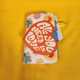 Loungefly The Beatles All You Need Is Love Flap Embroidered Wallet