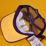 Von Dutch Purple & Yellow Velvet Trucker Hat Logo Snapback Unisex Grape Crush