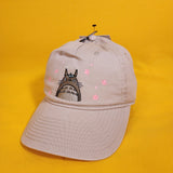 Studio Ghibli My Neighbor Totoro Cherry Blossom Beige Dad Hat Baseball Cap
