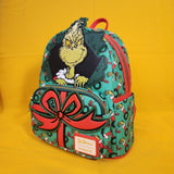 Loungefly Dr. Seuss How the Grinch Stole Christmas Presant Mini Backpack
