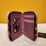 Beauty and the Beast Dancing Pastel Art Zip Around Wallet