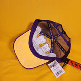 Von Dutch Purple & Yellow Velvet Trucker Hat Logo Snapback Unisex Grape Crush