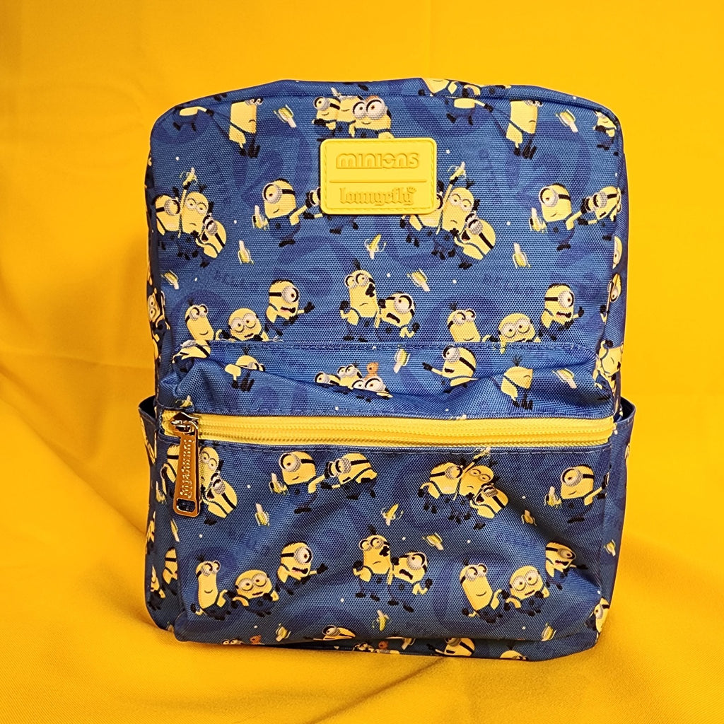 Loungefly Despicable Me Minions All-Over Print Nylon Square Mini Backp – Get Lojos Mojo