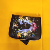 Alice In Wonderland Cameo Cheshire Cat Wildflower Zip