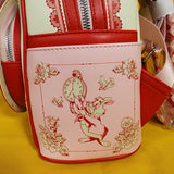Loungefly Disney Alice in Wonderland Tonal Alice Floral Mini Backpack