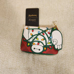 Big Hero 6 Baymax Holiday Lights Plaid Christmas Zip Wallet