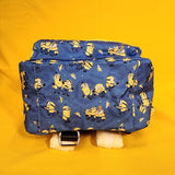 Loungefly Despicable Me Minions All-Over Print Nylon Square Mini Backpack