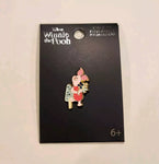 Winnie the Pooh Piglet Mushroom Flower Enamel Pin
