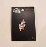 Winnie the Pooh Piglet Mushroom Flower Enamel Pin