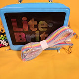 Loungefly Lite-Brite Lenticular Glow Crossbody Handbag with Coin Bag