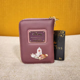 Beauty and the Beast Dancing Pastel Art Zip Around Wallet