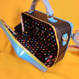 Loungefly Lite-Brite Lenticular Glow Crossbody Handbag with Coin Bag