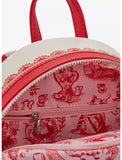 Loungefly Disney Alice in Wonderland Tonal Alice Floral Mini Backpack