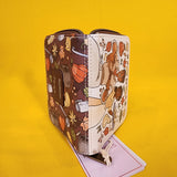 Loungefly Disney The Princess & The Frog Tiana Fall Leaves Cooking Zip Wallet