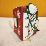 Big Hero 6 Baymax Holiday Lights Plaid Christmas Zip Wallet