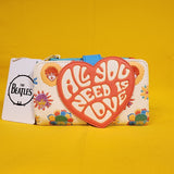 Loungefly The Beatles All You Need Is Love Flap Embroidered Wallet