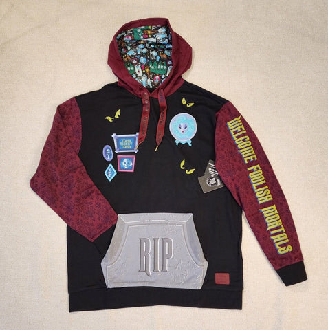Haunted Mansion Glow In The Dark Hoodie Unisex Size Large