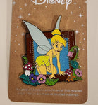 Peter Pan Tinker Bell Floral Frame Portrait Enamel Pin