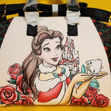 Loungefly Disney Princess Beauty And The Beast Belle Chip Holiday Satchel Bag