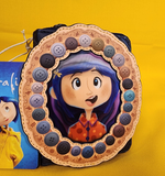 Loungefly Coraline Portal Button Frame Lenticular Zip Wallet