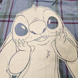 Cakeworthy Disney Lilo and Stitch Blue Flannel Shirt Unisex Medium