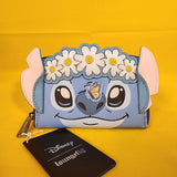 Loungefly Disney Lilo & Stitch Springtime Cosplay Daisy Crown Butterfly Wallet