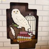 Harry Potter Hedwig Owl Layered PVC Books LE 3" Pin