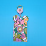 Loungefly Disney Minnie Mouse Ears Floral Spring Retractable Lanyard ID Holder