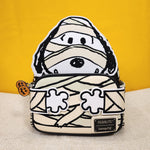Peanuts Snoopy Halloween Mummy Costume Glow in the Dark Mini Backpack