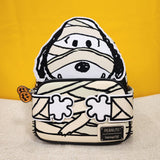 Peanuts Snoopy Halloween Mummy Costume Glow in the Dark Mini Backpack