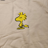 Snoopy & Woodstock Two-Sided Crewneck Sweatshirt Beige Adult 2XL