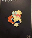 Winnie the Pooh Mushroom Floral Enamel Pin