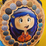 Loungefly Coraline Portal Button Frame Lenticular Zip Wallet