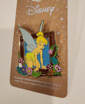 Peter Pan Tinker Bell Floral Frame Portrait Enamel Pin