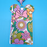 Loungefly Disney Minnie Mouse Ears Floral Spring Retractable Lanyard ID Holder
