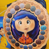 Loungefly Coraline Portal Button Frame Lenticular Zip Wallet