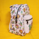 Loungefly The Land Before Time Dinosaurs Floral Purple Soft Tag Mini Backpack