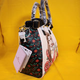 Loungefly Disney Princess Beauty And The Beast Belle Chip Holiday Satchel Bag