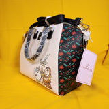 Loungefly Disney Princess Beauty And The Beast Belle Chip Holiday Satchel Bag