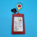 Beauty and the Beast Belle Chip Retractable Lanyard