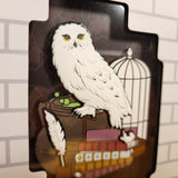 Harry Potter Hedwig Owl Layered PVC Books LE 3" Pin