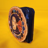 Loungefly Coraline Portal Button Frame Lenticular Zip Wallet