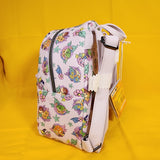 Loungefly The Land Before Time Dinosaurs Floral Purple Soft Tag Mini Backpack